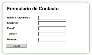 formulario de contacto